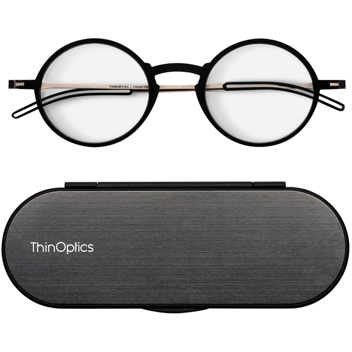 ThinOptics FrontPage Manhattan Reading Glasses with Milano Case - Forza Sports
