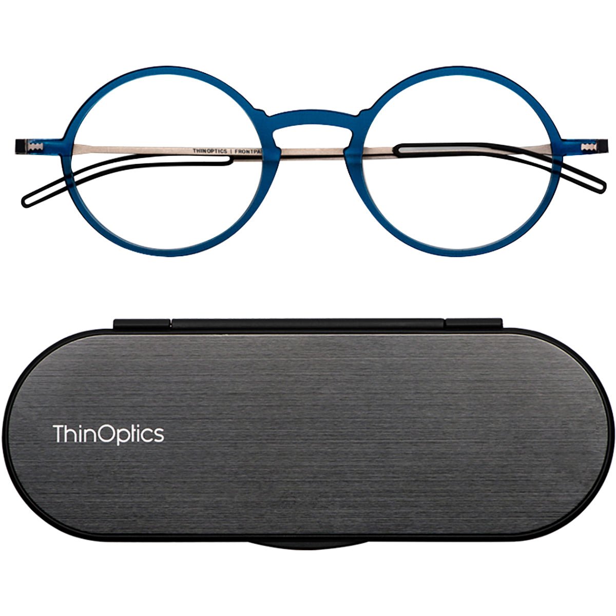 ThinOptics FrontPage Manhattan Reading Glasses with Milano Case - Forza Sports