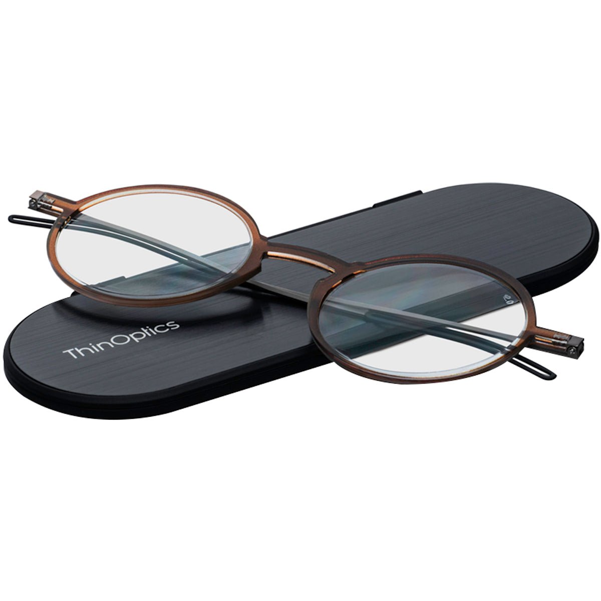 ThinOptics FrontPage Manhattan Reading Glasses with Milano Case - Forza Sports