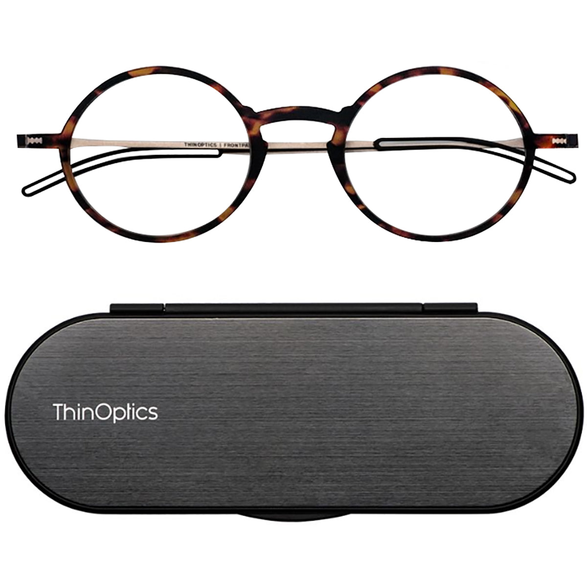 ThinOptics FrontPage Manhattan Reading Glasses with Milano Case - Forza Sports