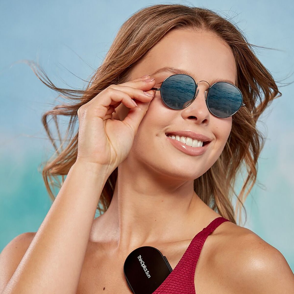 ThinOptics Mountain View Aviator Sunglasses with Aluminum Case - Forza Sports