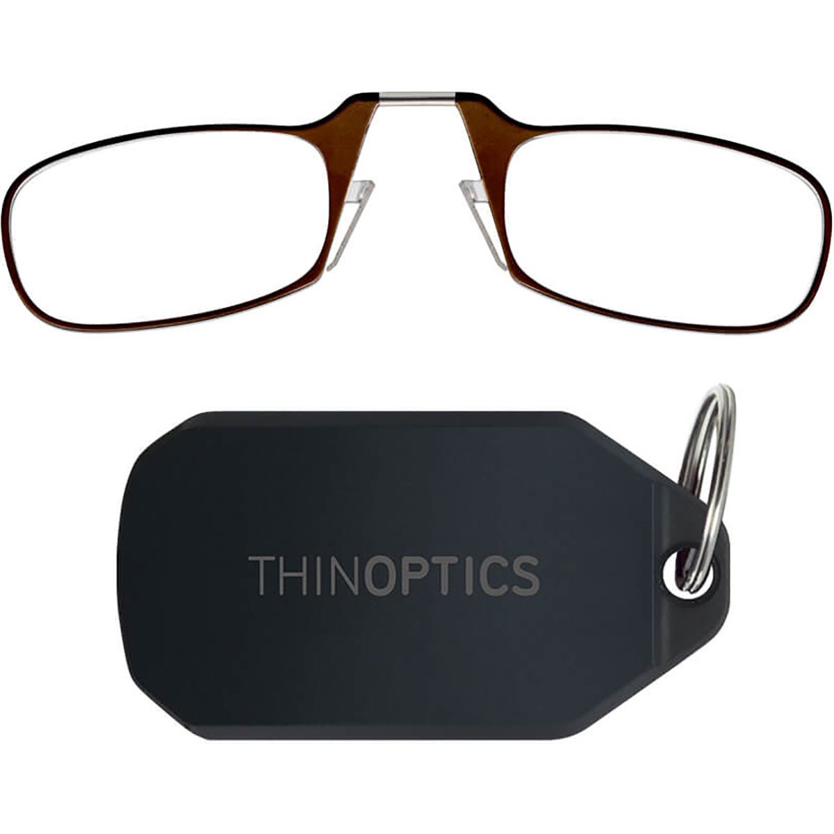 ThinOptics Secure Fit Armless Ultralight Reading Glasses with Keychain Case - Forza Sports
