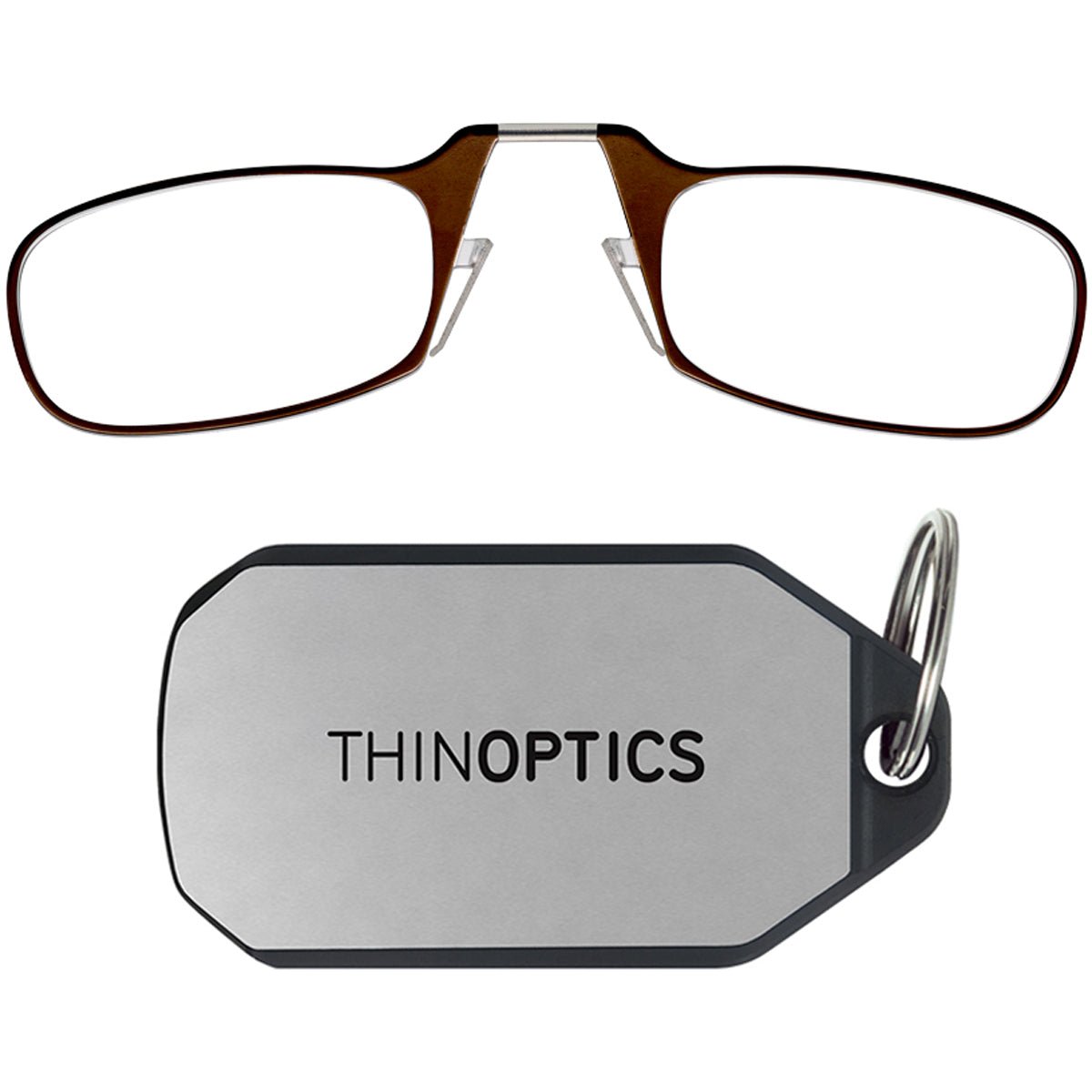 ThinOptics Secure Fit Armless Ultralight Reading Glasses with Keychain Case - Forza Sports