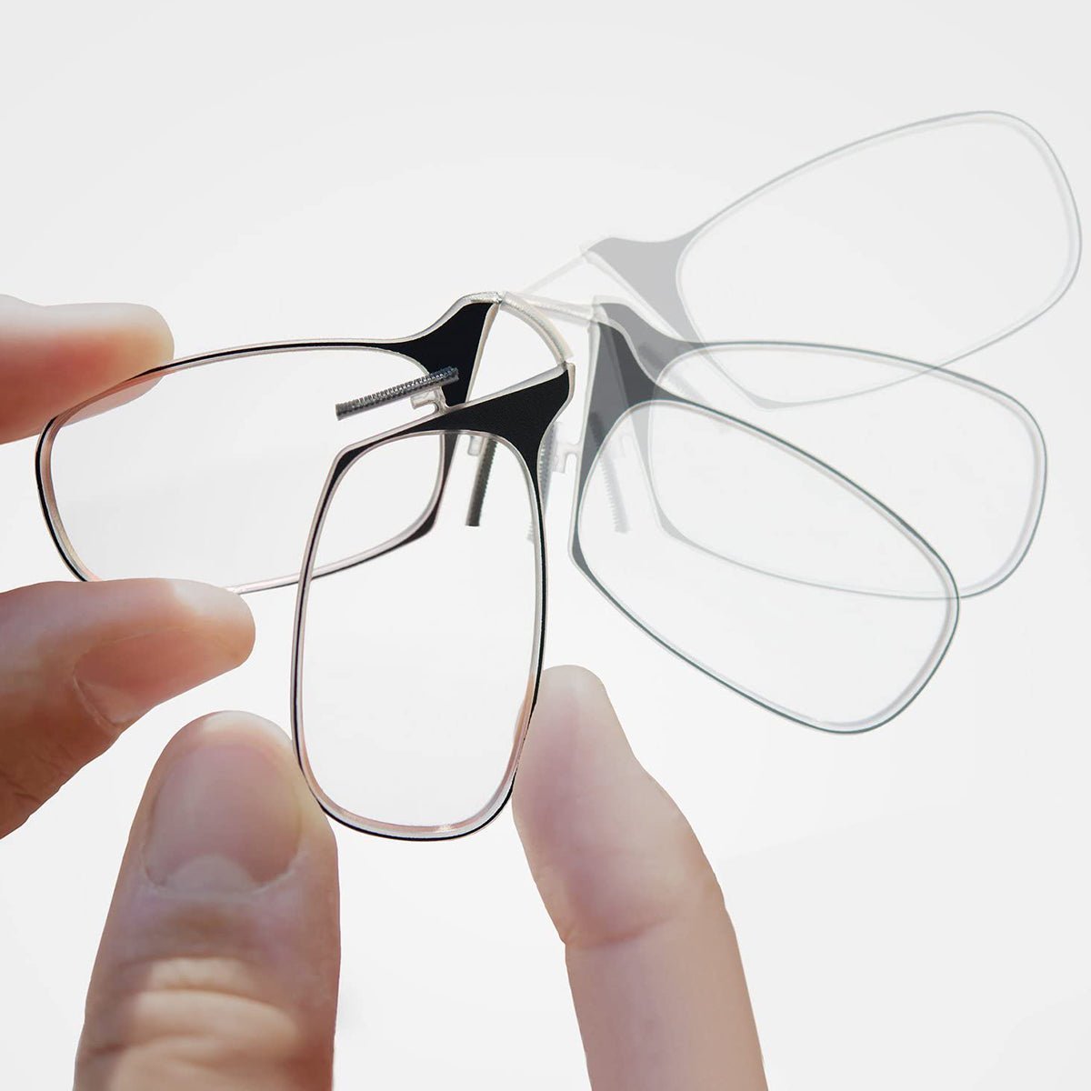 ThinOptics Secure Fit Armless Ultralight Reading Glasses with Keychain Case - Forza Sports