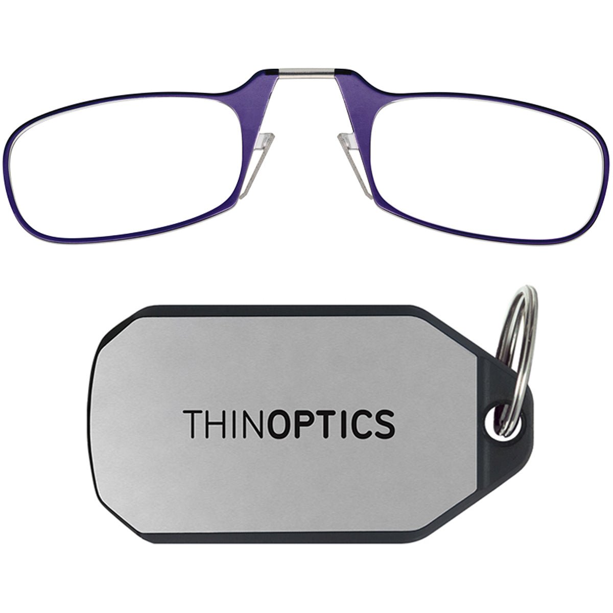 ThinOptics Secure Fit Armless Ultralight Reading Glasses with Keychain Case - Forza Sports