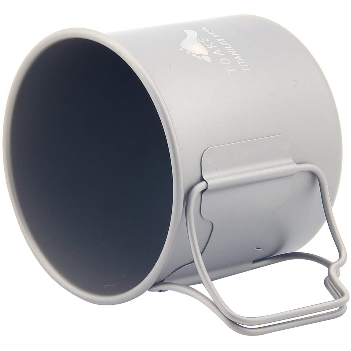 TOAKS 375ml Titanium Camping Cup with Foldable Handles - Forza Sports