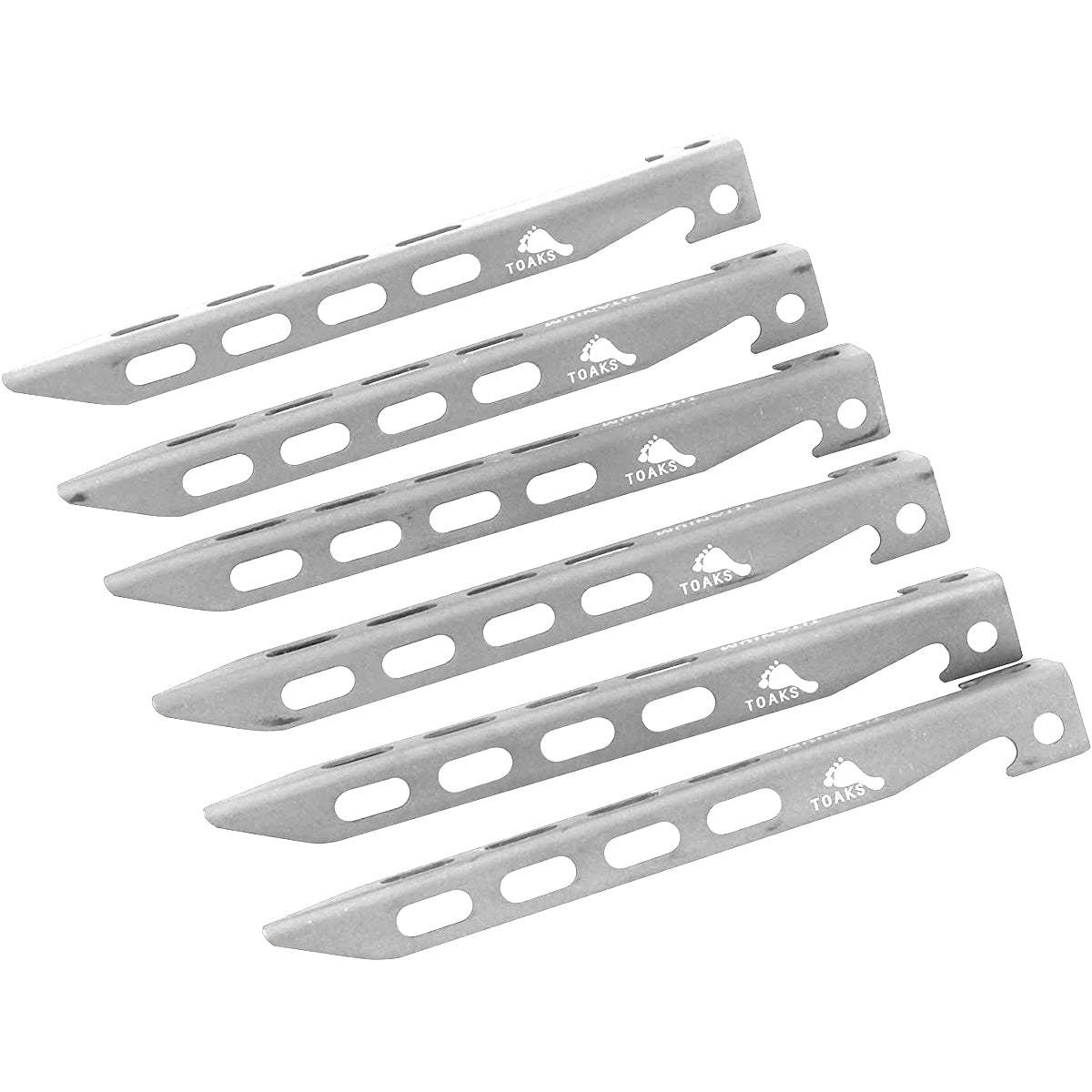 TOAKS Titanium Lightweight V - Shaped Peg PEG - 02 - 6 Pack - Forza Sports