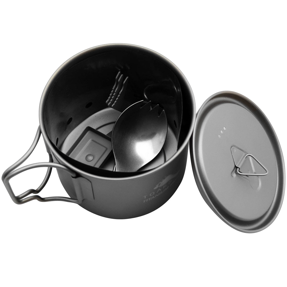 TOAKS Ultralight Titanium Solid Fuel Cook System CS - 01 - Forza Sports