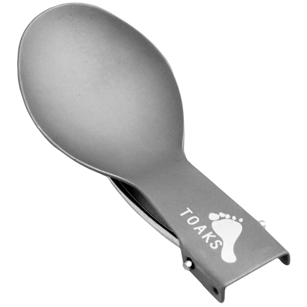 TOAKS Folding Titanium Camping Spoon with Lockable Handle - Forza Sports