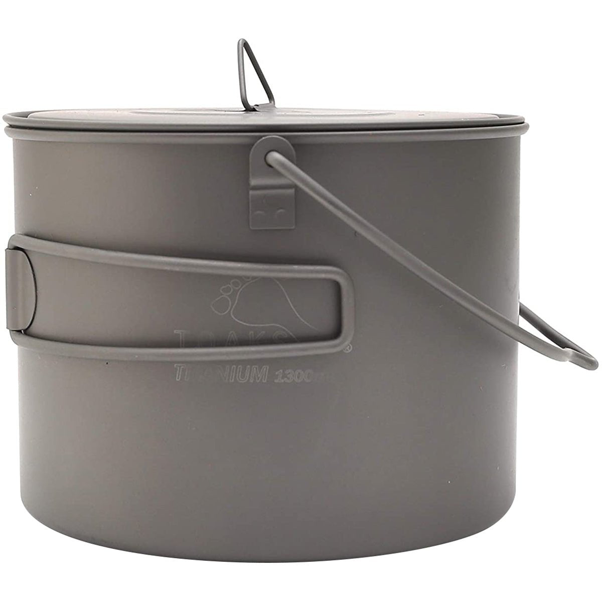 TOAKS Titanium 1300ml Outdoor Camping Cook Pot with Bail Handle POT - 1300 - BH - Forza Sports