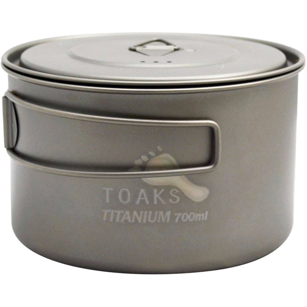 TOAKS Light Titanium 700ml Outdoor Camping Cook Pot POT - 700 - D115 - L - Forza Sports