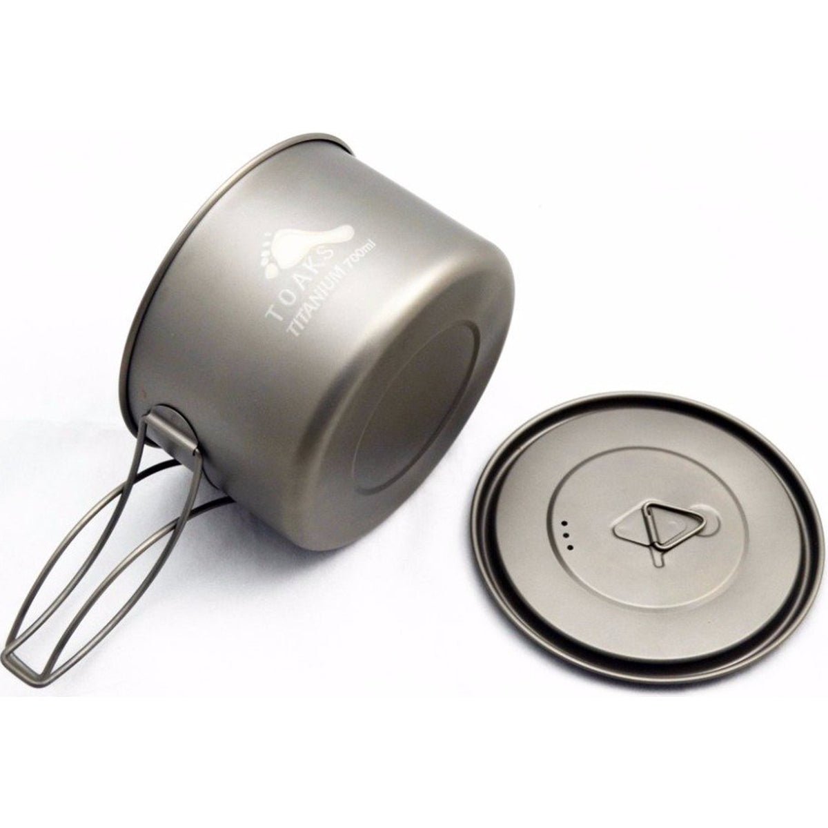 TOAKS Light Titanium 700ml Outdoor Camping Cook Pot POT - 700 - D115 - L - Forza Sports