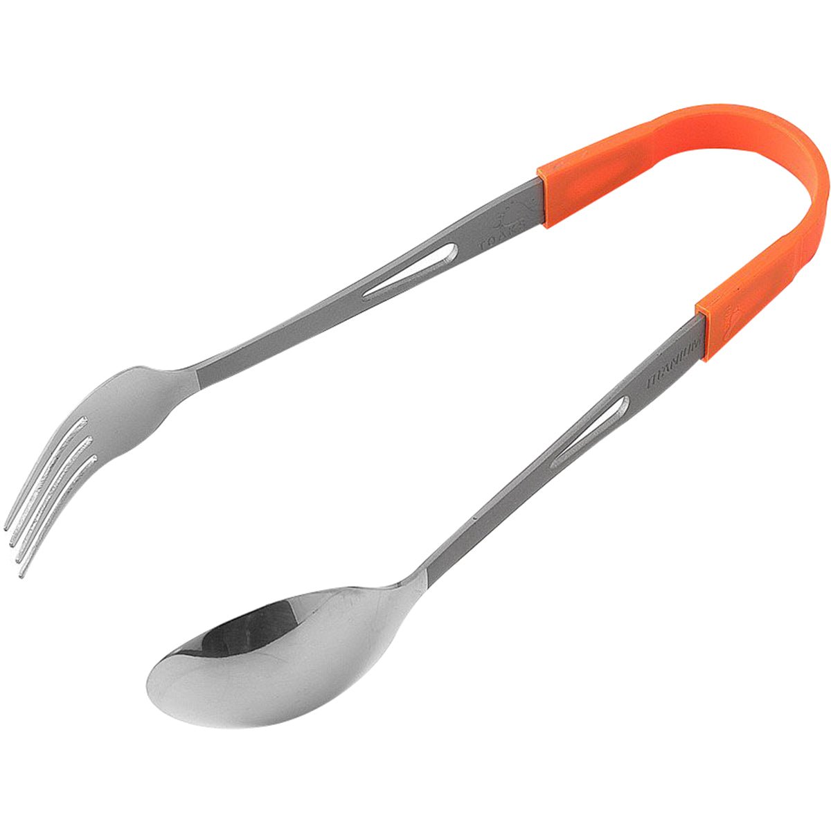 TOAKS Titongs Titanium Spoon and Fork Set with Nylon Connector - Forza Sports