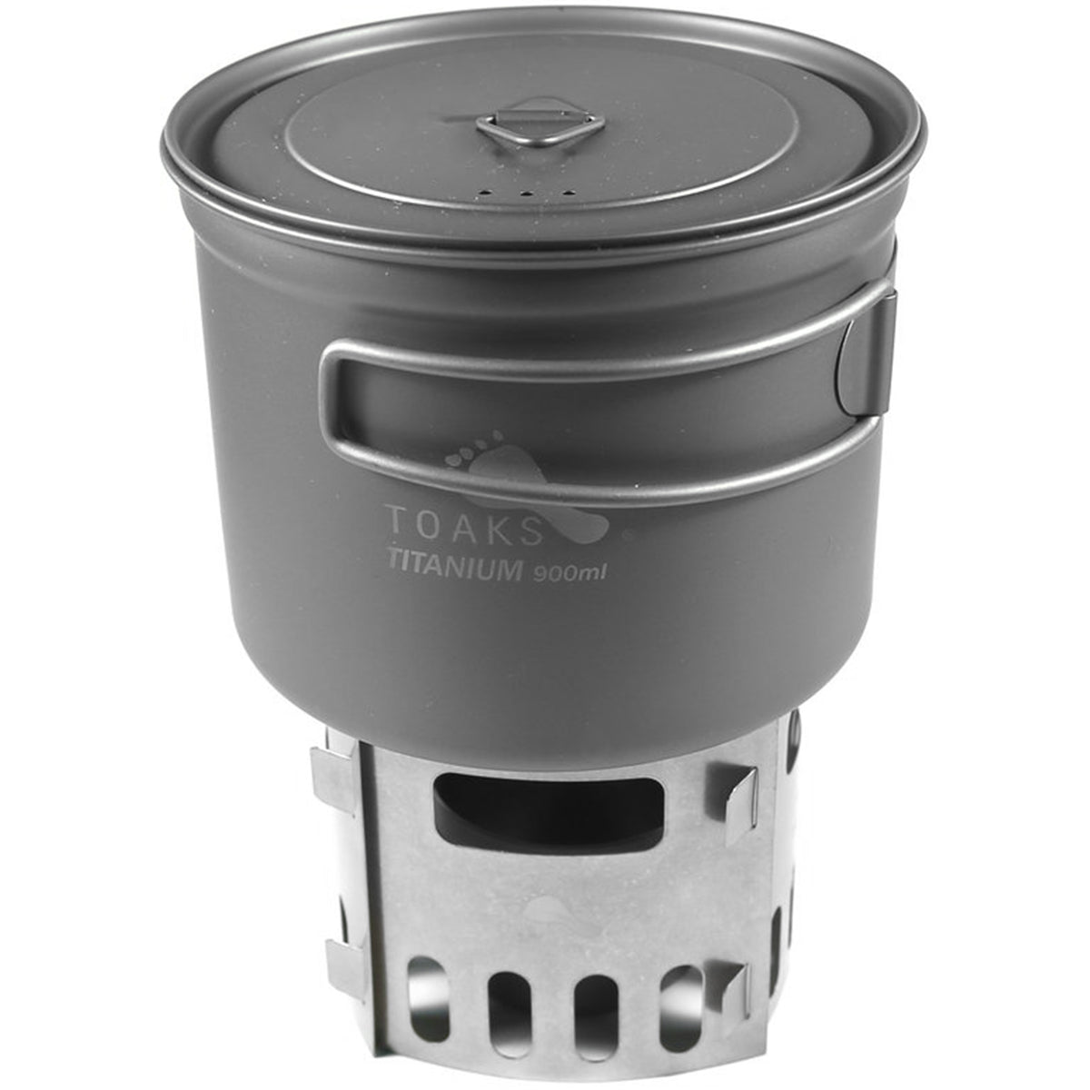 TOAKS Titanium Alcohol Stove and 900ml Pot Cook System CS - 04 - Forza Sports