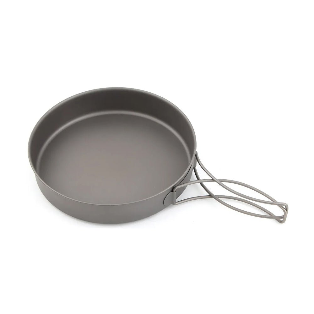 TOAKS Lightweight Titanium Frying Pan with Foldable Handle - Forza Sports