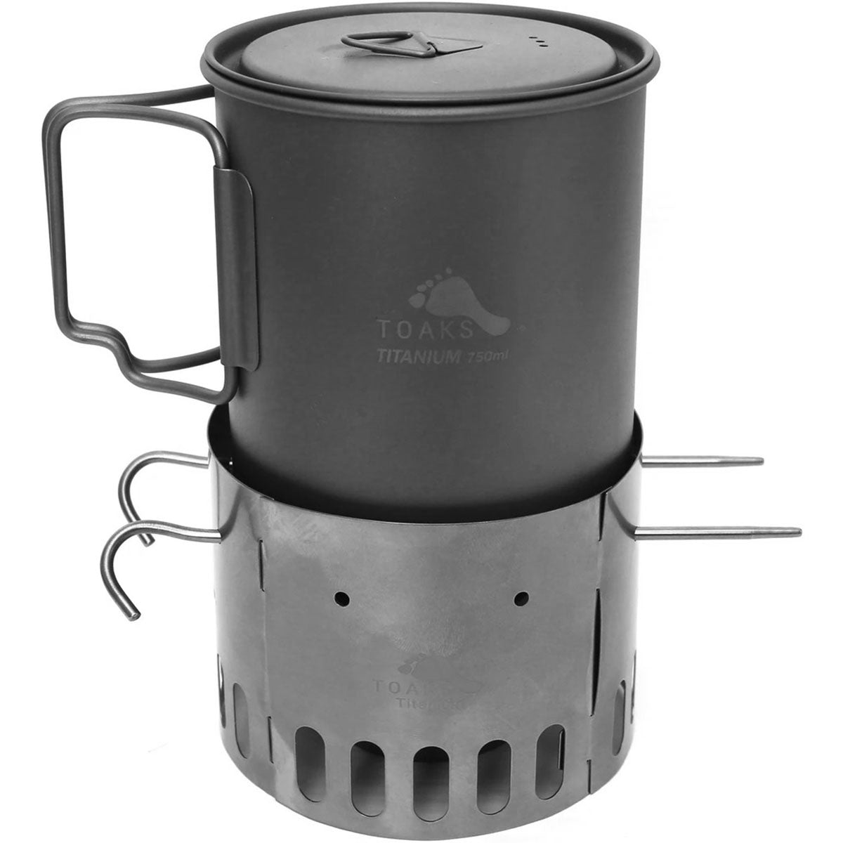 TOAKS TiStand Titanium Alcohol Stove Dual Stand and Windscreen FRM - 03 - Forza Sports