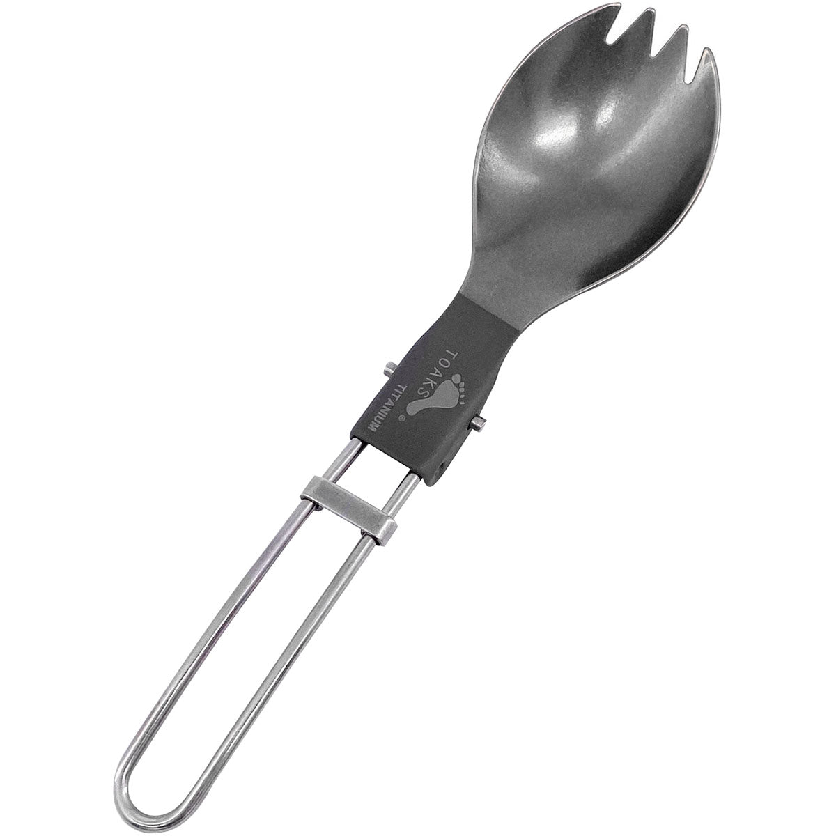 TOAKS Titanium Small Folding Spork SLV - 16 - Outdoor Camping - Forza Sports