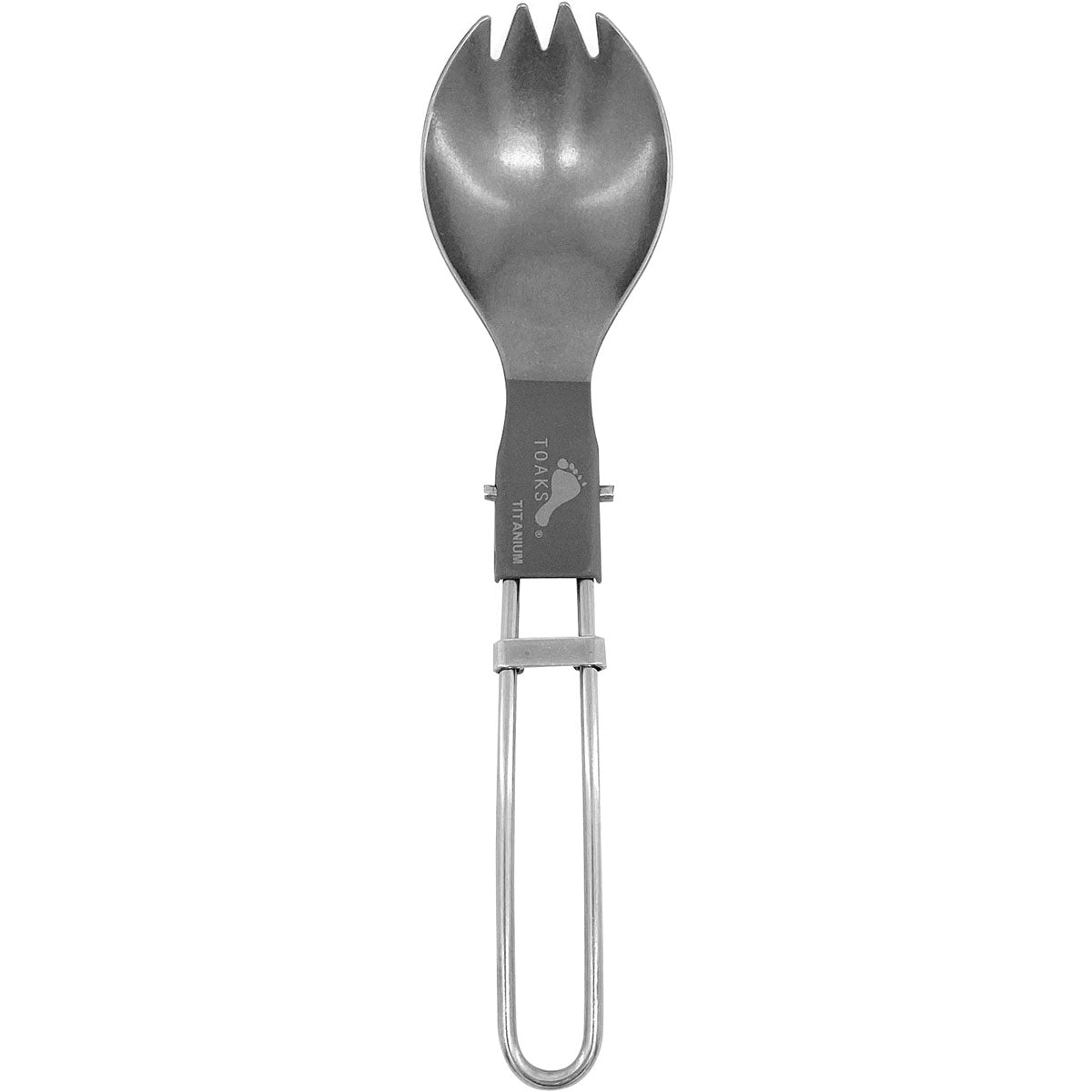 TOAKS Titanium Small Folding Spork SLV - 16 - Outdoor Camping - Forza Sports