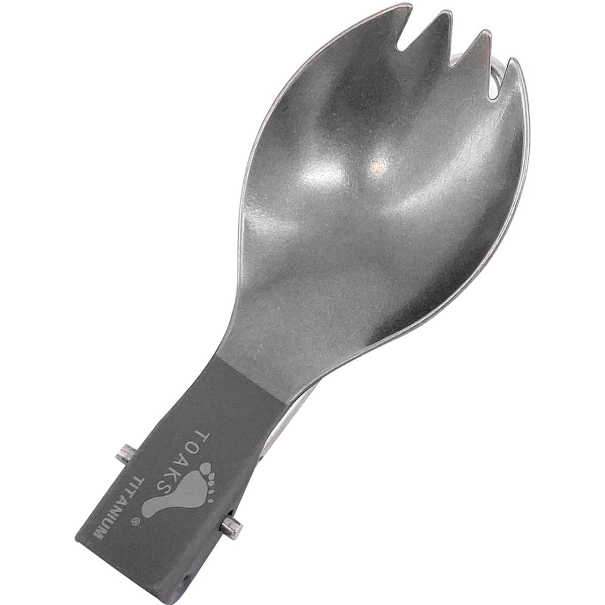 TOAKS Titanium Small Folding Spork SLV - 16 - Outdoor Camping - Forza Sports