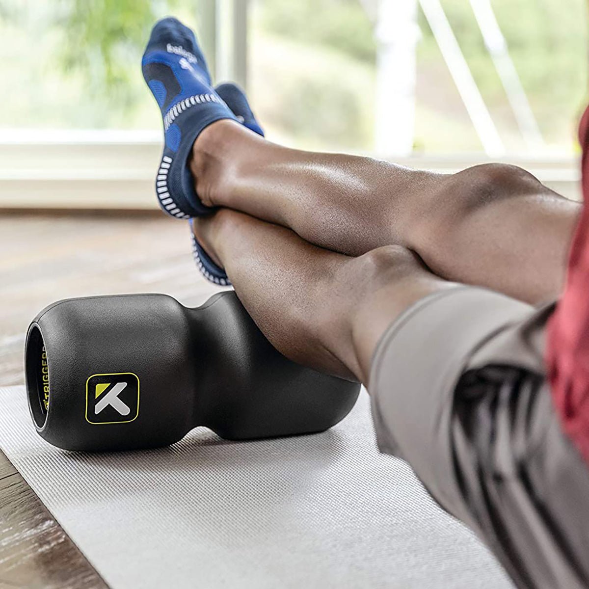 TriggerPoint 13" Channel Foam Roller - Black - Forza Sports