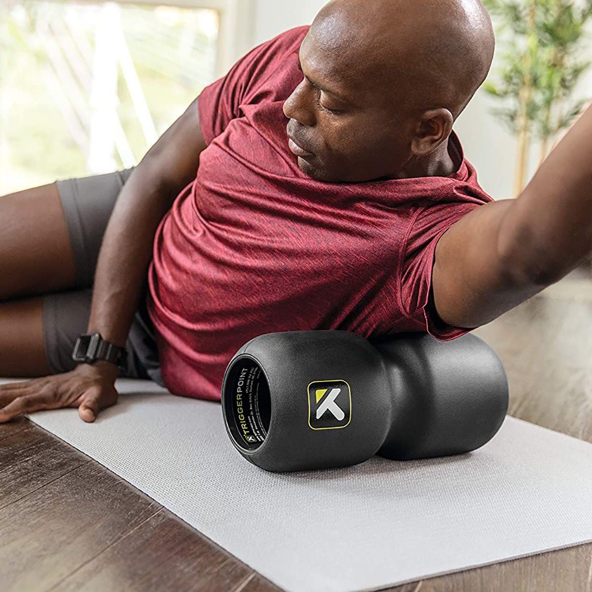 TriggerPoint 13" Channel Foam Roller - Black - Forza Sports