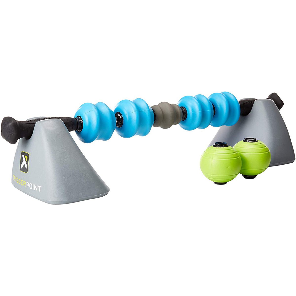 TriggerPoint STK Fusion Handheld Massage Stick - Blue/Gray/Lime - Forza Sports