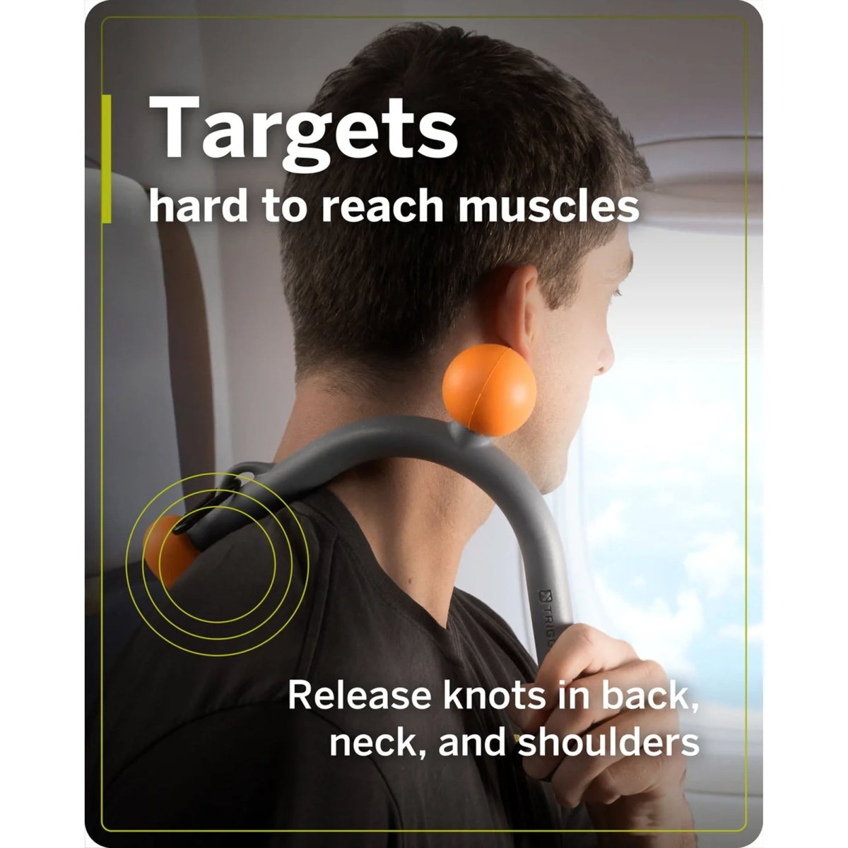 TriggerPoint Acucurve Travel Cane For Neck, Back, and Shoulders - Forza Sports
