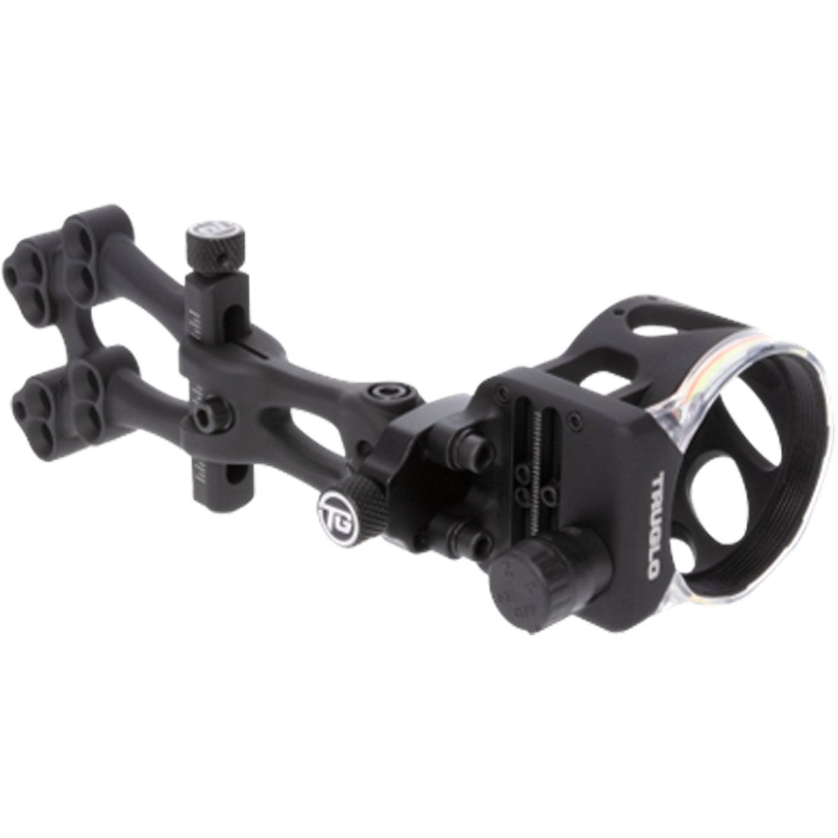 TRUGLO Veros 3 - Pin Archery Bow Sight Adjustable Right & Left Hand, Black TG5103B - Forza Sports
