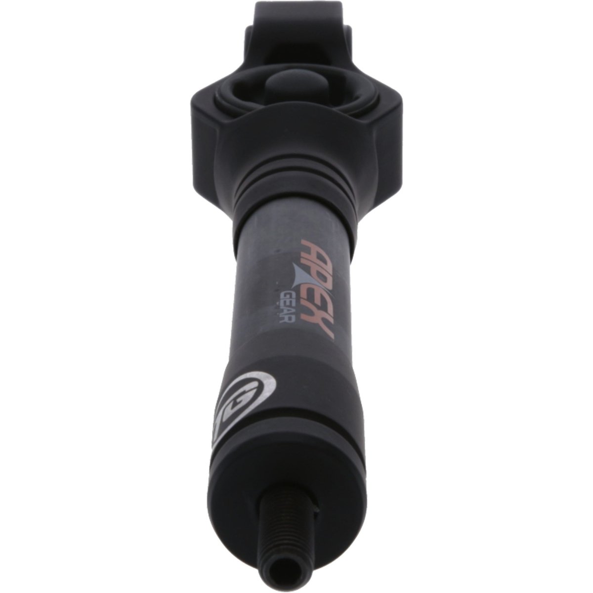TRUGLO Cadence Vibration-Dampening 8" Hunting Archery Bow Stabilizer, Black - Forza Sports
