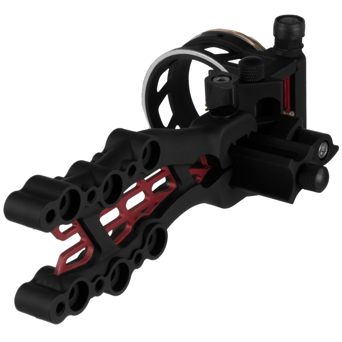 TRUGLO Carbon Hybrid 5 - Pin Standard Adjustable Archery Bow Sight, Black, TG7415B - Forza Sports