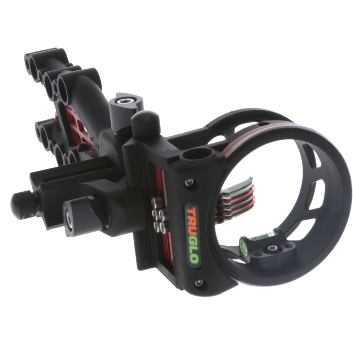TRUGLO Carbon Hybrid 5 - Pin Micro Adjustable Archery Bow Sight, Black, TG7515B - Forza Sports