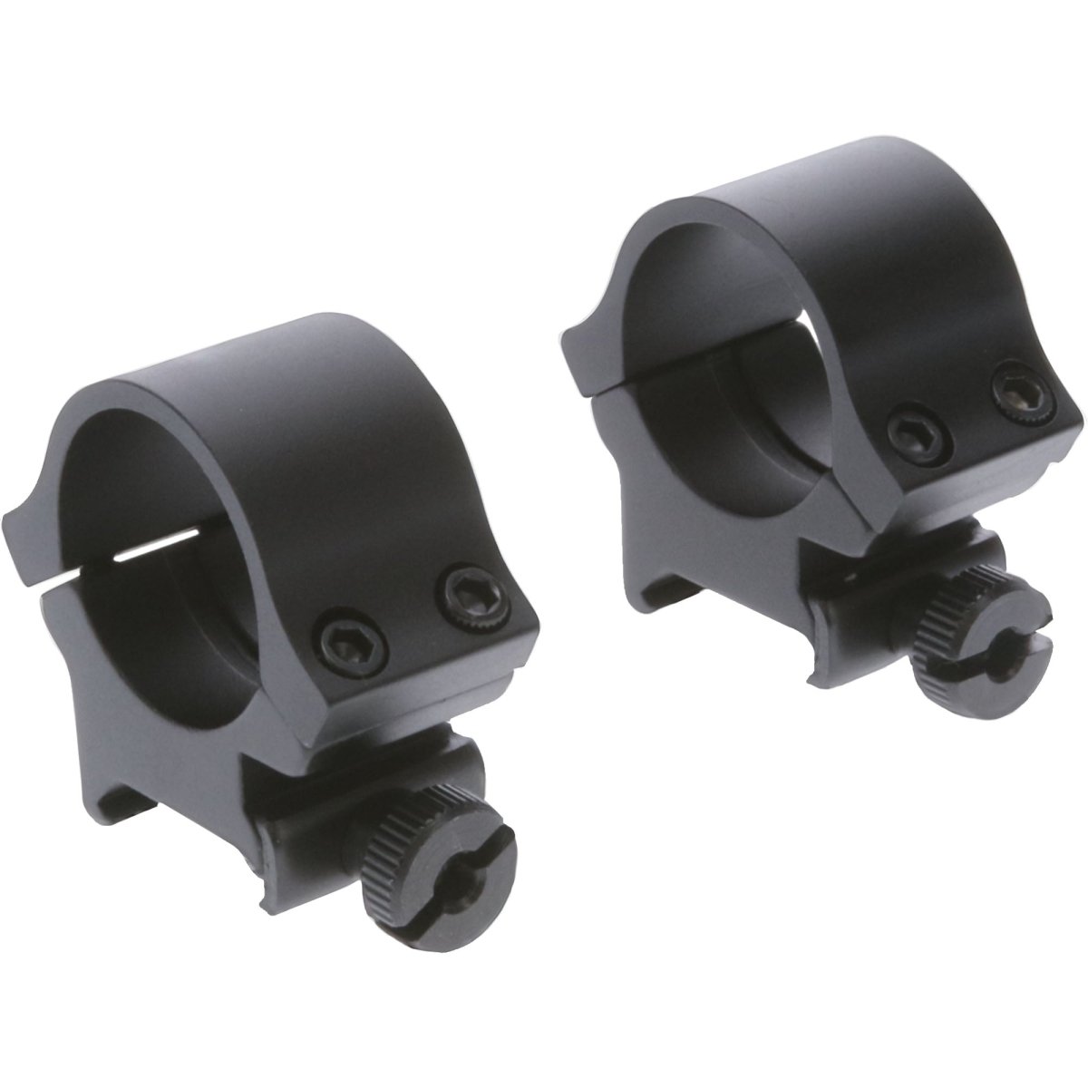 Truglo Lightweight Scope Rings 1" Tube - High Height - 4 Screws - Picatinny/Weaver - Style - Forza Sports