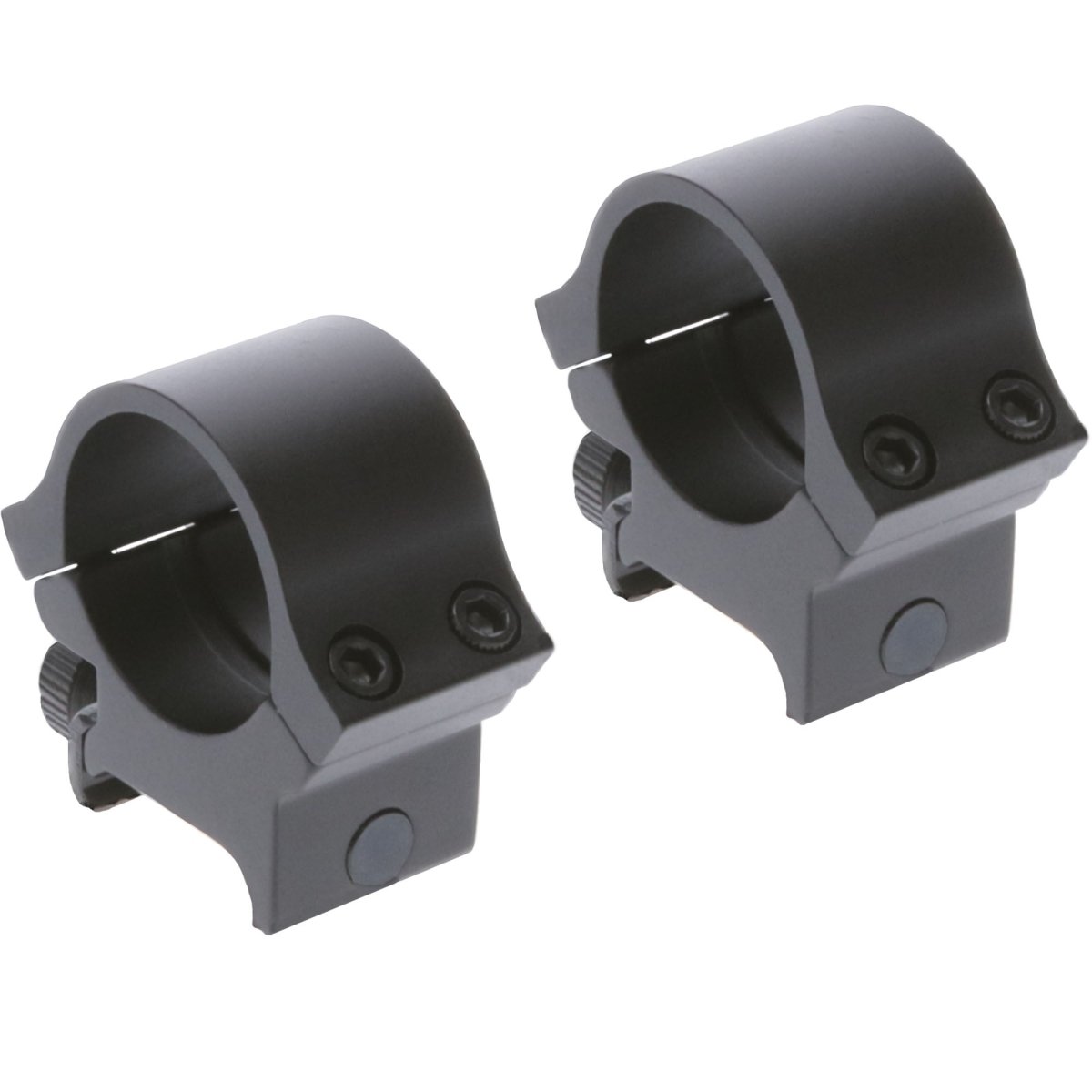 Truglo Lightweight Scope Rings 1" Tube - High Height - 4 Screws - Picatinny/Weaver - Style - Forza Sports