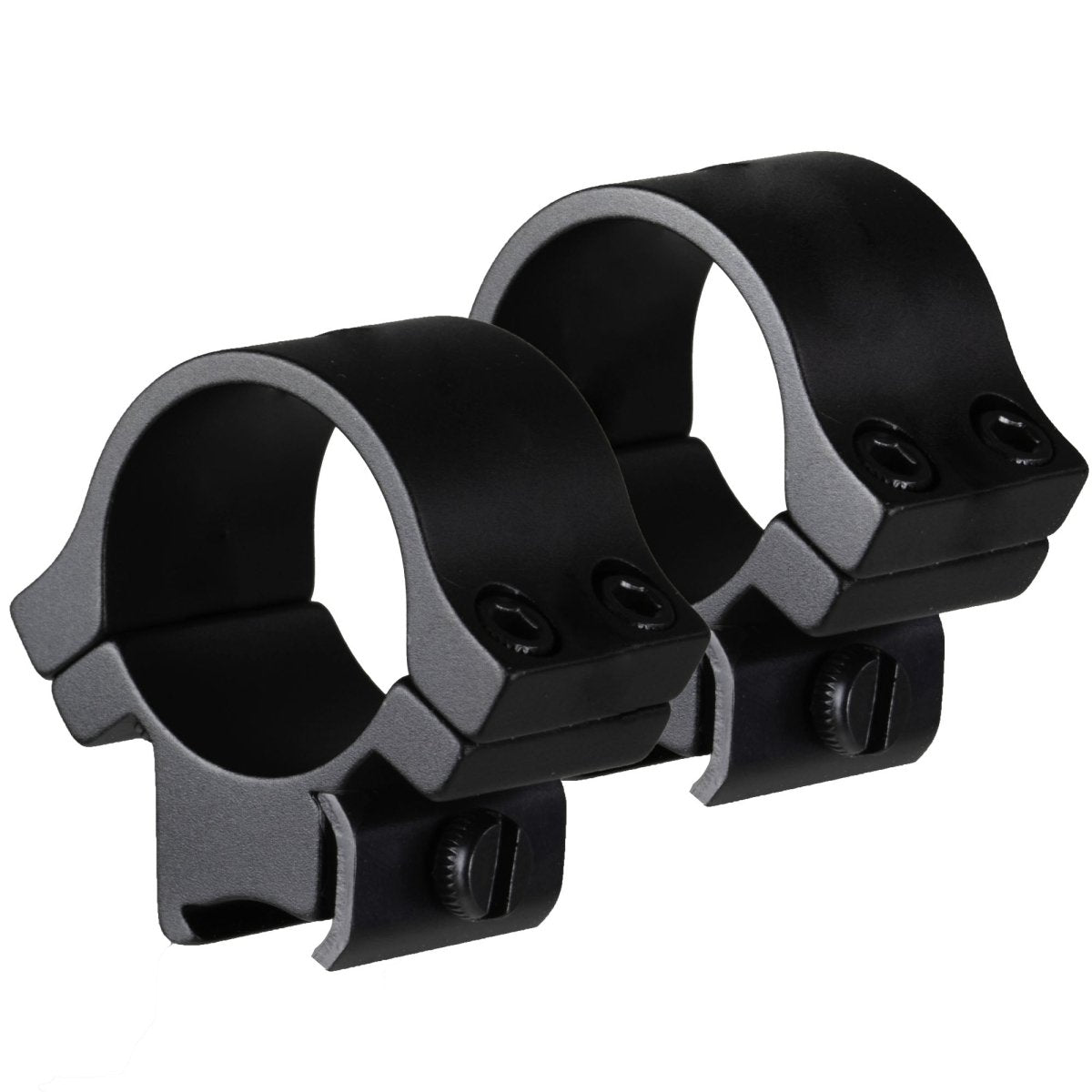 Truglo Lightweight Scope Rings 1" Tube - Medium Height - 4 Screws - Rimfire/Airgun 3/8" Rails - Forza Sports