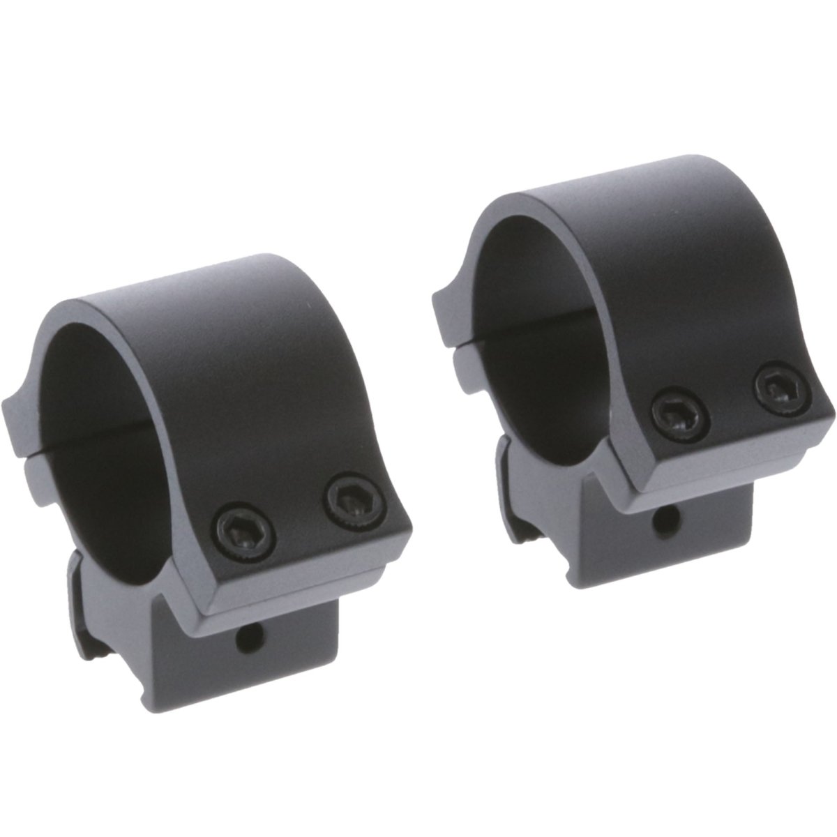 Truglo Lightweight Scope Rings 1" Tube - Medium Height - 4 Screws - Rimfire/Airgun 3/8" Rails - Forza Sports