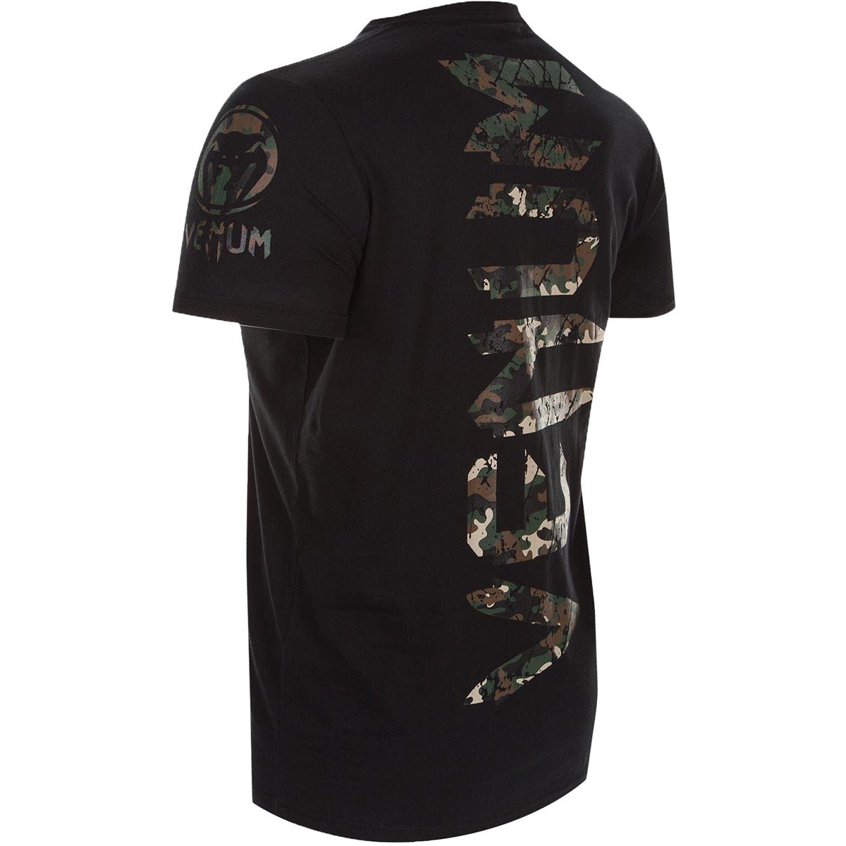 Venum Original Giant Crewneck T-Shirt - Black/Forest Camo - Forza Sports