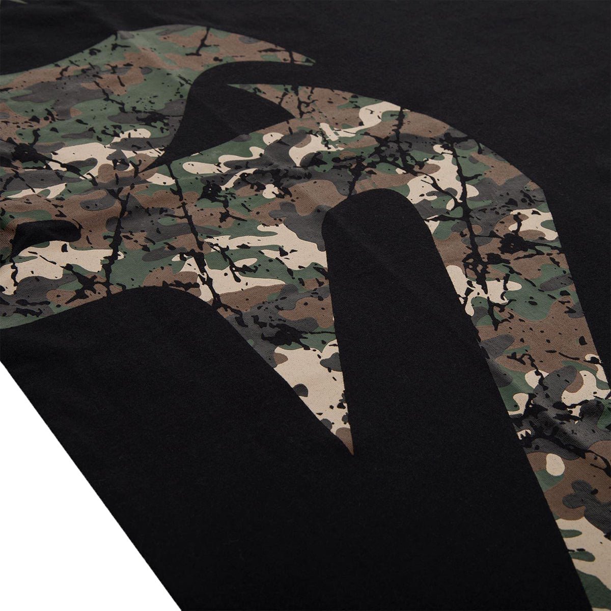 Venum Original Giant Crewneck T-Shirt - Black/Forest Camo - Forza Sports