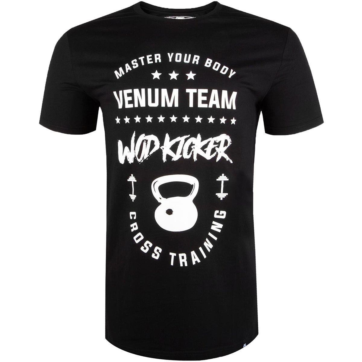 Venum Wod Kicker Crewneck T-Shirt - Black/White - Forza Sports