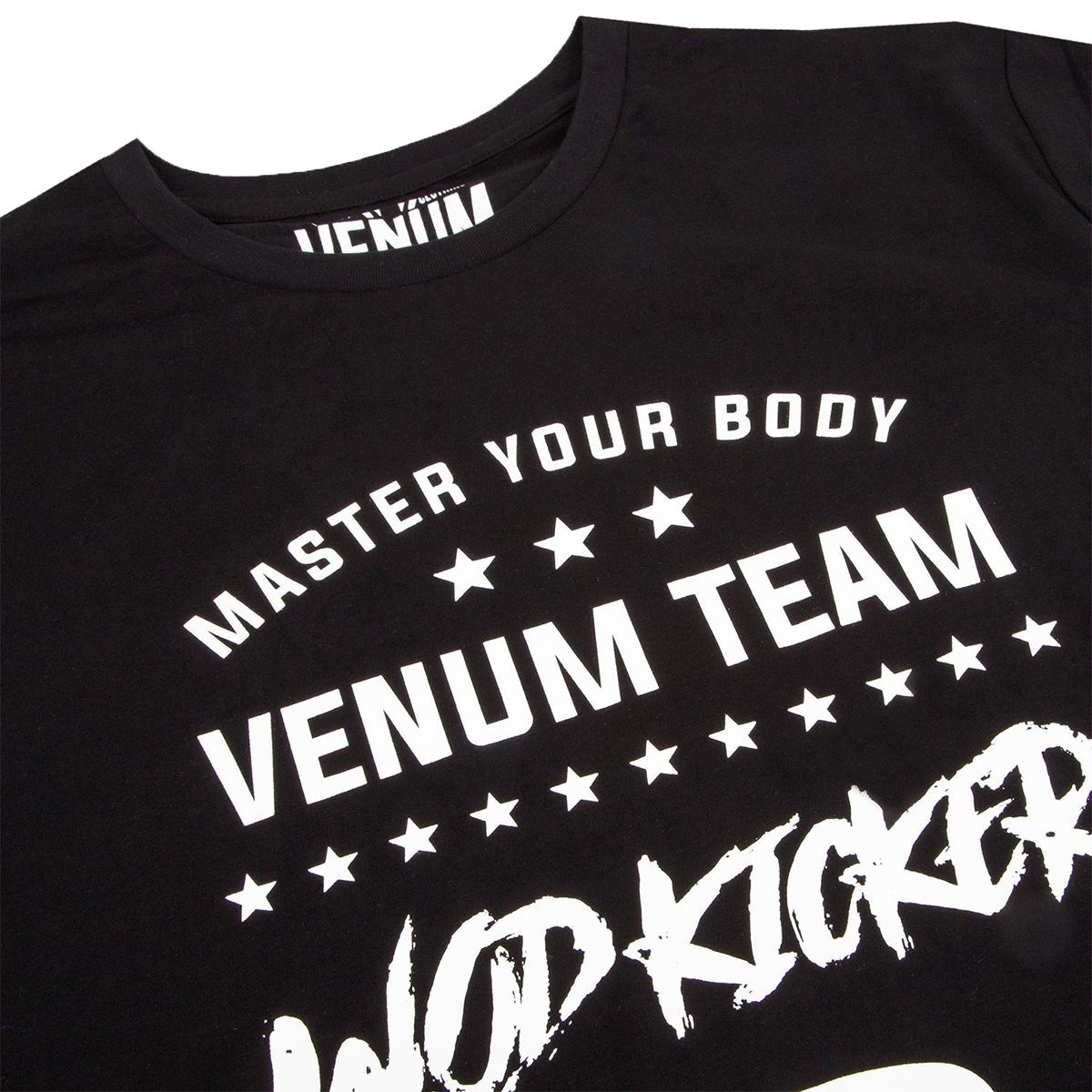 Venum Wod Kicker Crewneck T-Shirt - Black/White - Forza Sports