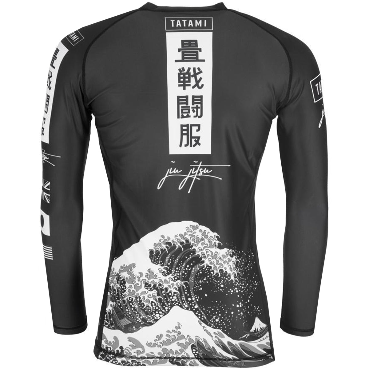 Tatami Fightwear Kanagawa Long Sleeve Rashguard - Black - Forza Sports