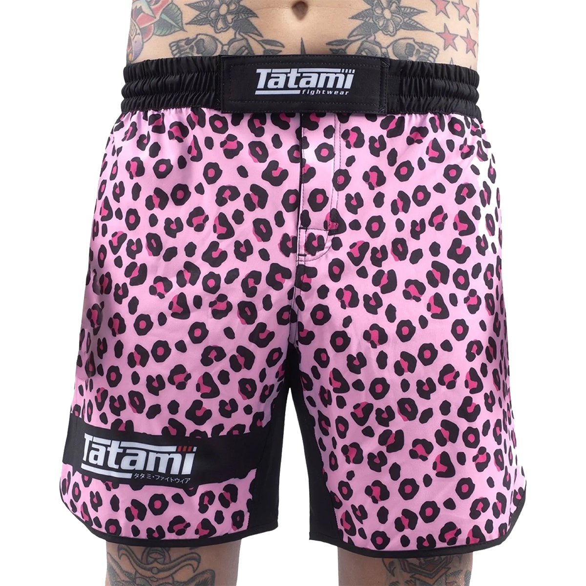 Tatami Fightwear Recharge Fight Shorts - Pink Leopard - Forza Sports