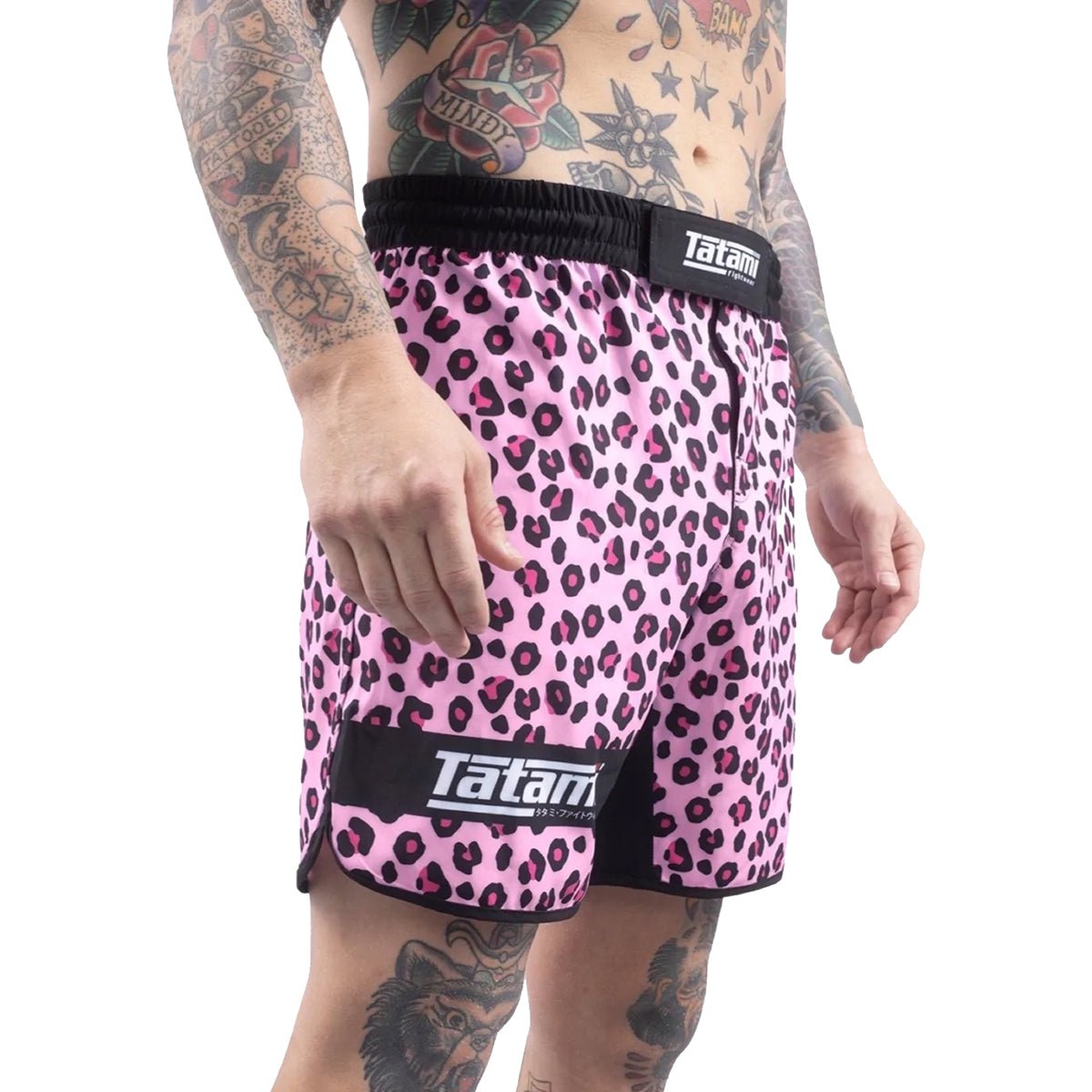 Tatami Fightwear Recharge Fight Shorts - Pink Leopard - Forza Sports
