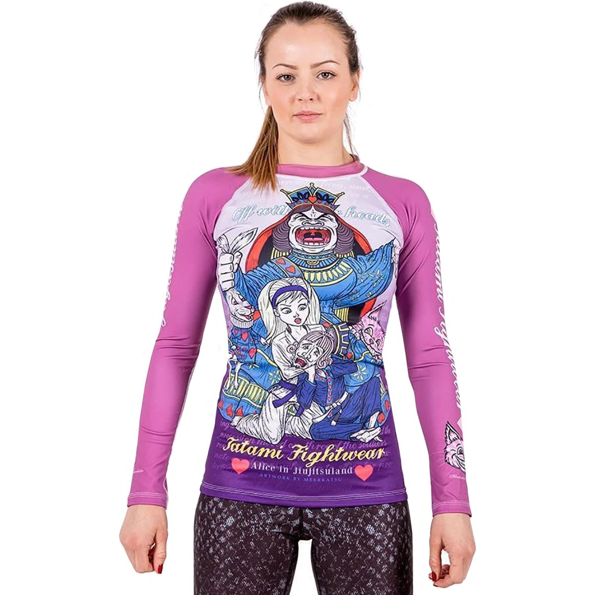 Tatami Fightwear x Meerkatsu Women's Alice in Jiu - Jitsu Land BJJ Rashguard - Forza Sports