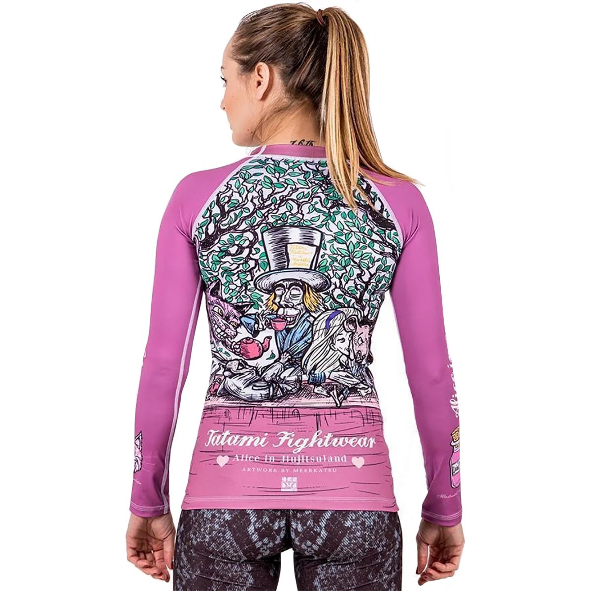 Tatami Fightwear x Meerkatsu Women's Alice in Jiu - Jitsu Land BJJ Rashguard - Forza Sports
