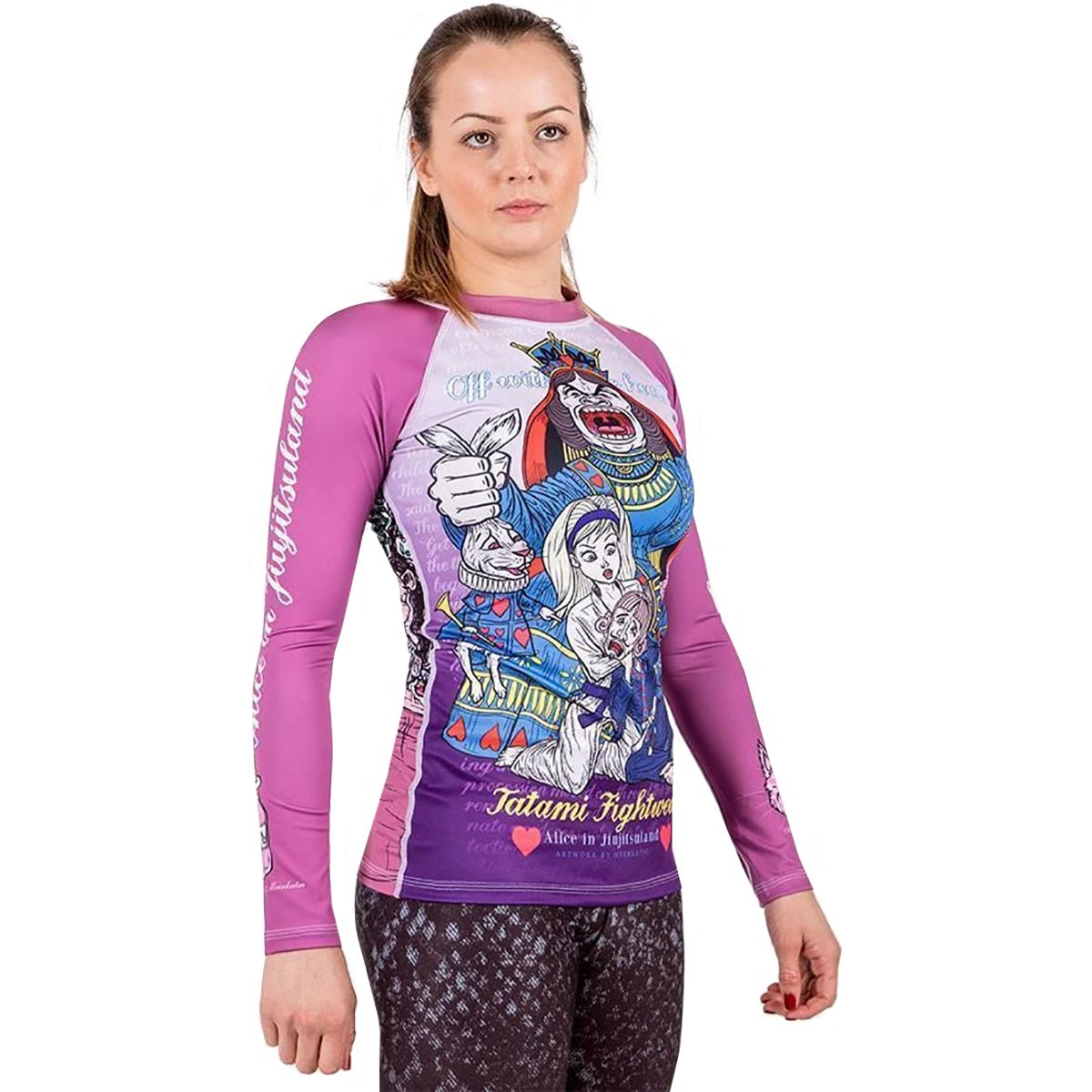 Tatami Fightwear x Meerkatsu Women's Alice in Jiu - Jitsu Land BJJ Rashguard - Forza Sports