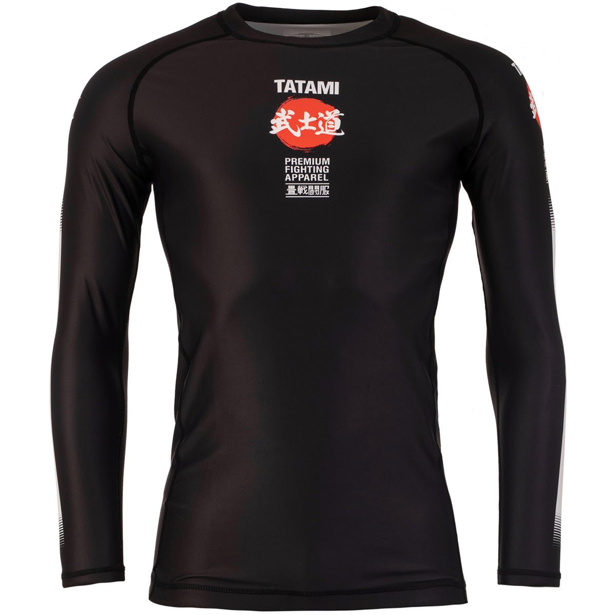 Tatami Fightwear Bushido Long Sleeve Rashguard - Black - Forza Sports