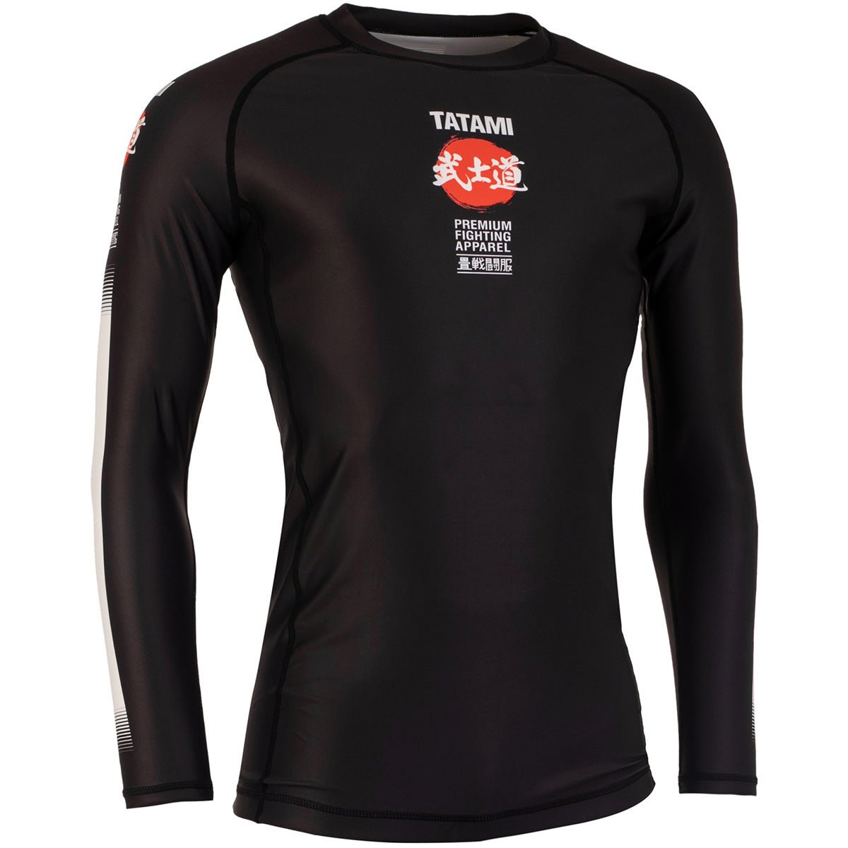 Tatami Fightwear Bushido Long Sleeve Rashguard - Black - Forza Sports