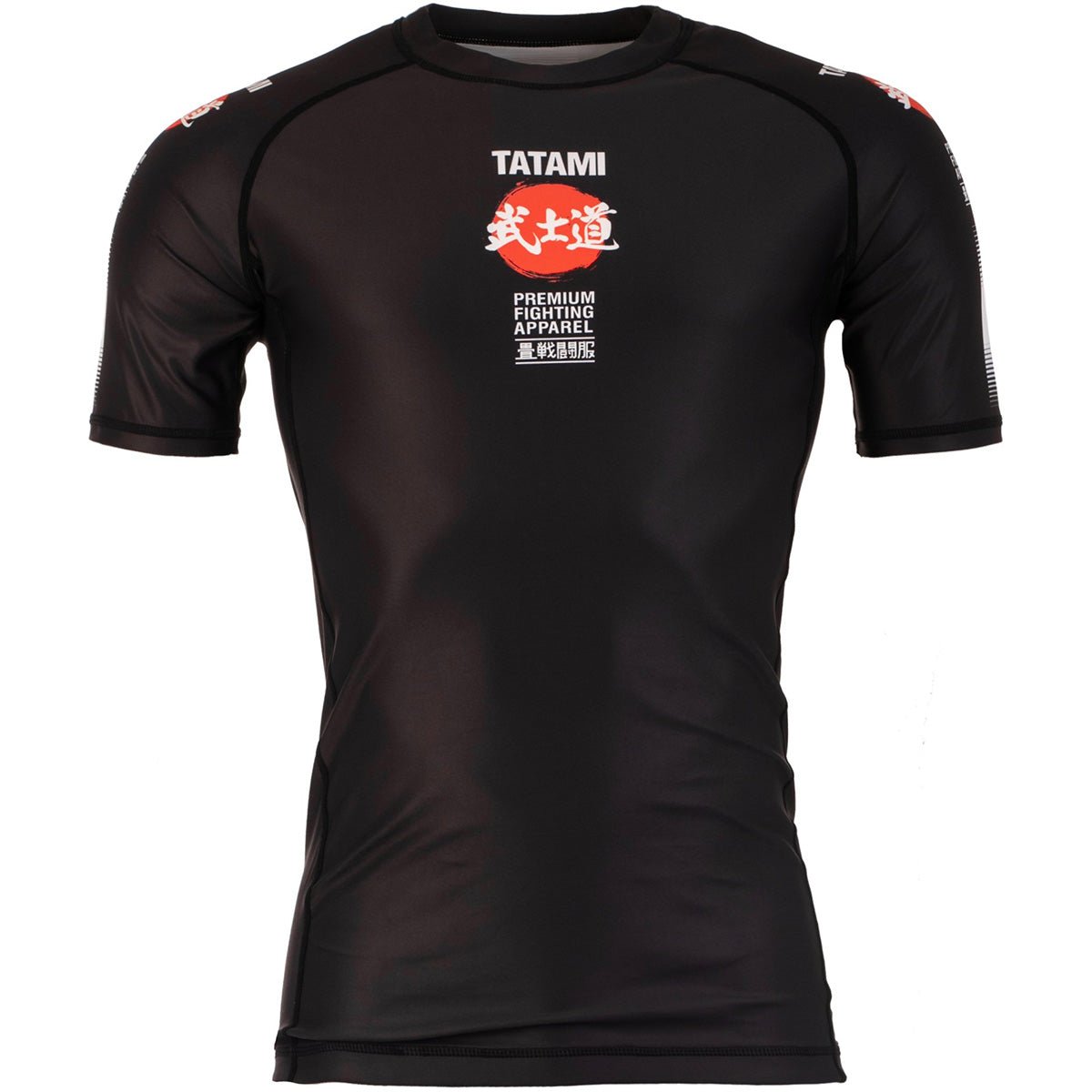 Tatami Fightwear Bushido Short Sleeve Rashguard - Black - Forza Sports