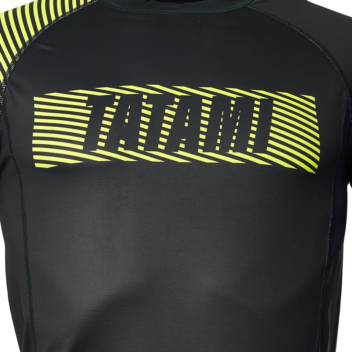 Tatami Fightwear Essential 3.0 Long Sleeve Rashguard - Black/Yellow - Forza Sports