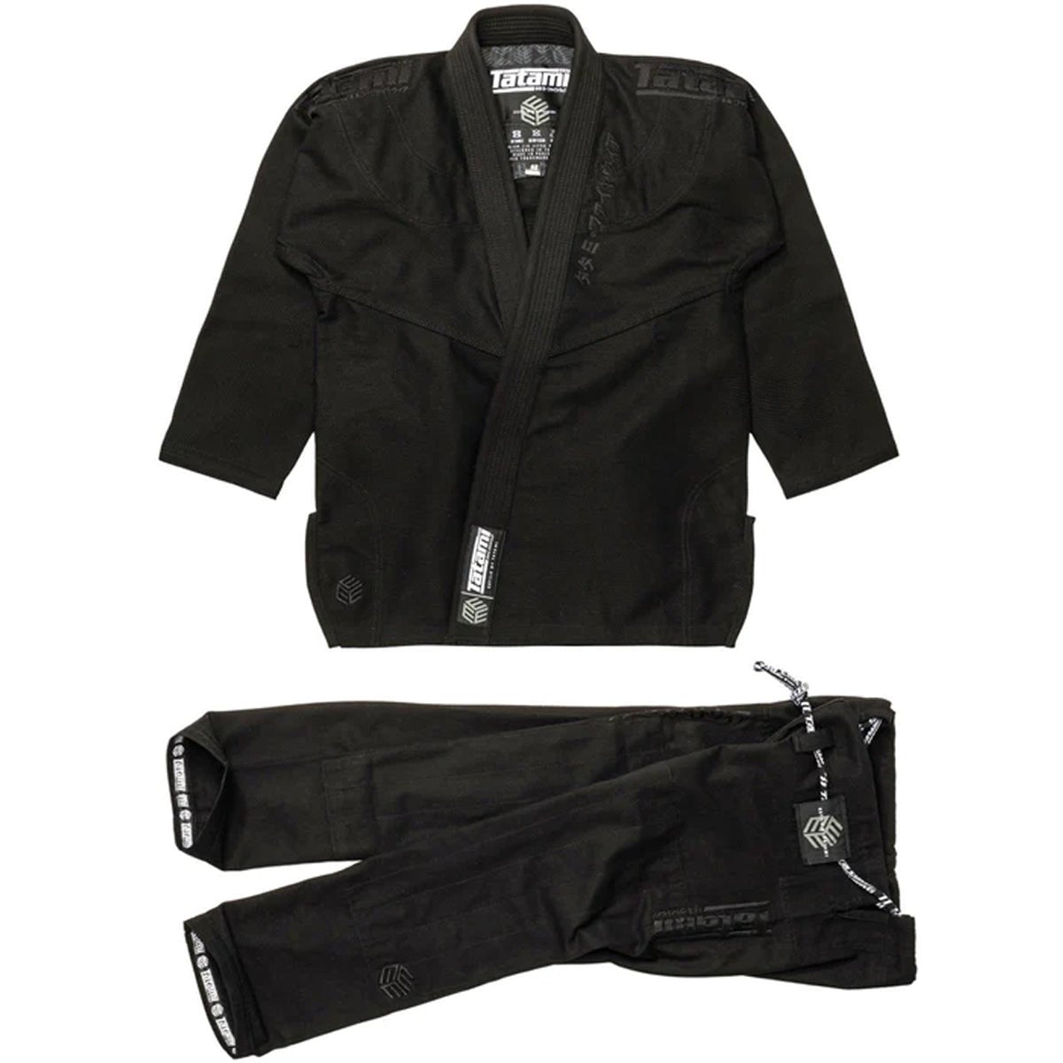 Tatami Fightwear Estilo Black Label BJJ Gi - Black/Black - Forza Sports